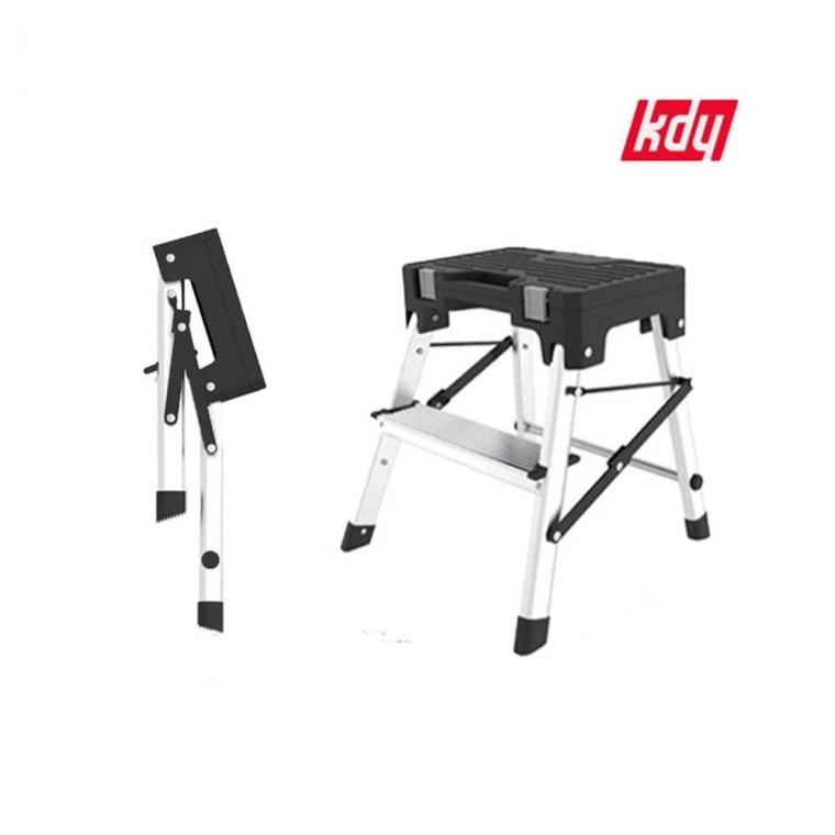 루미나D 공구보관 사다리의자 150kg 2단 알루미늄 스텝스툴
