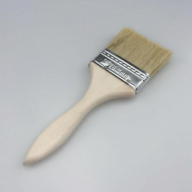 페인트 평붓 막붓 브러쉬 중형 7cm