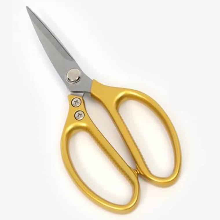 고기가위 주방용 식가위 다용도 양손가위 스텐 잘드는 주방가위 골드 사무용양손가위 생선비늘긁는도구 음