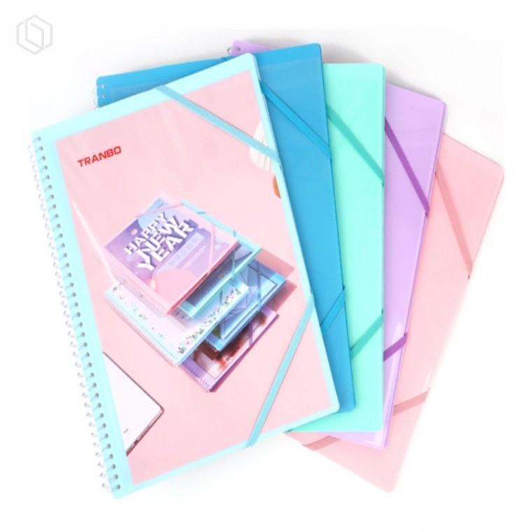 링형 A4 파일케이스 내구성 강한 문서 정리함 문서보관함 링바인더 인쇄물보관