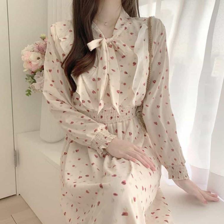 여자 쉬폰 프릴 드레스 돌잔치원피스 이쁜원피스 돌잔치룩 무지원피스 여자원피스