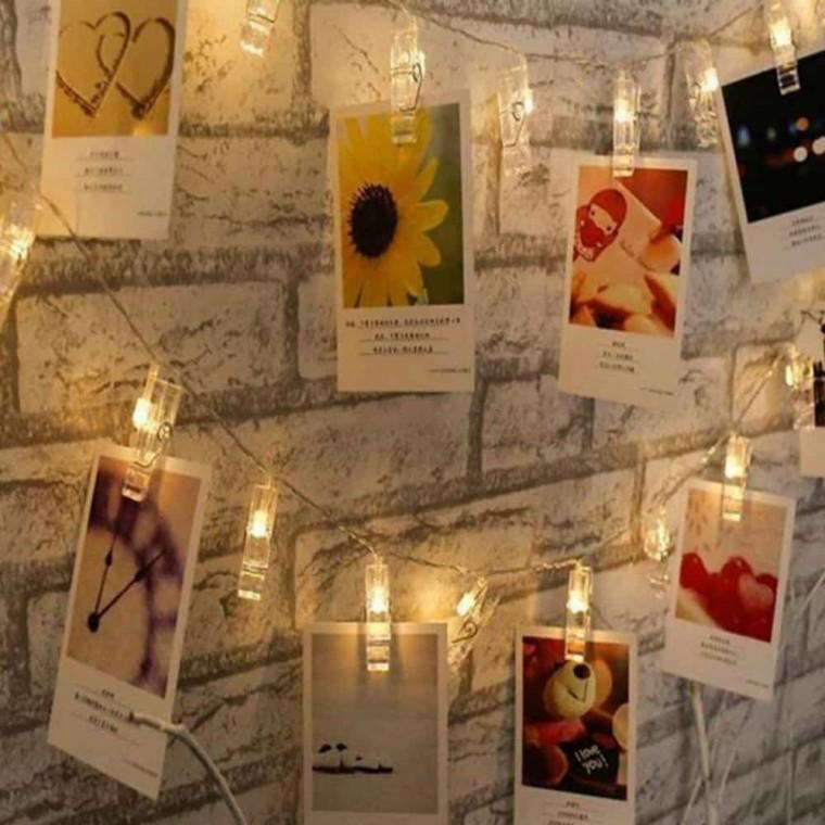 LED 클립 조명 10등 1.5M 사진클립 사진줄조명 포토클립 폴라로이드클립 벽사진걸이