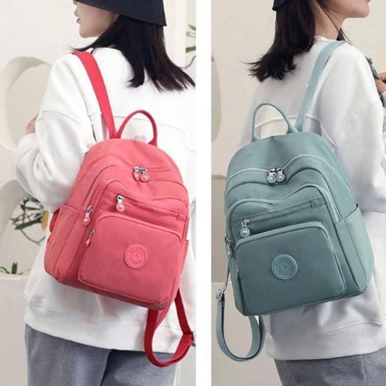 트롤리 백팩 데일리 책가방 여성 결합 가방 외출 여행