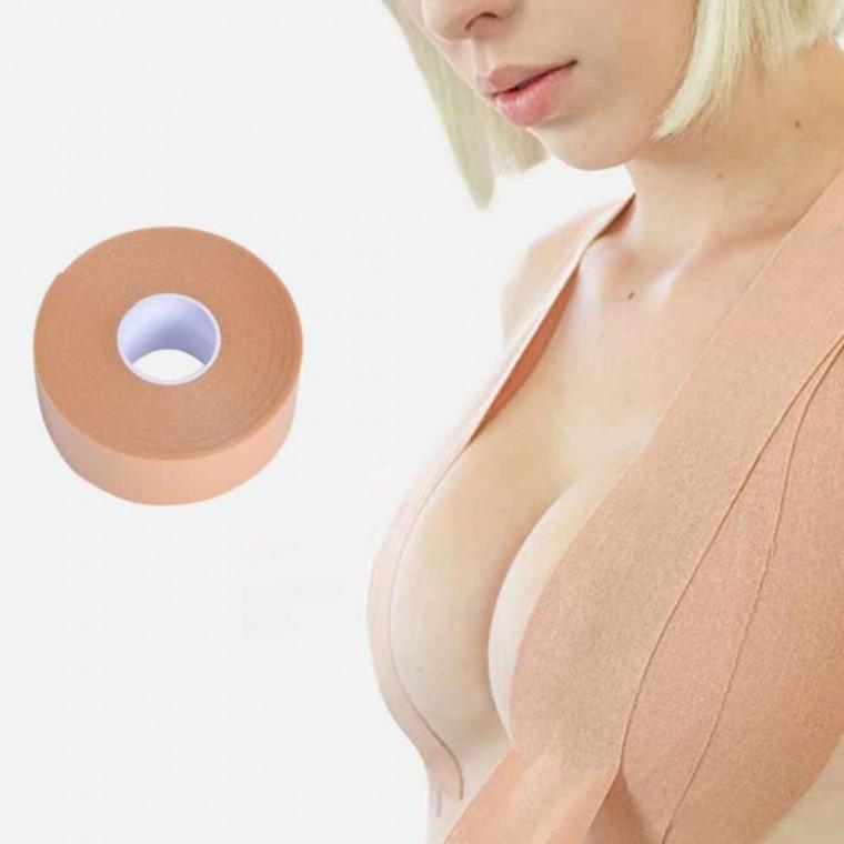 가슴 볼륨 테이프 2.5cmx5m 가슴볼륨패치 처진가슴패치 가슴고정테이프 니플패치 니플테이프