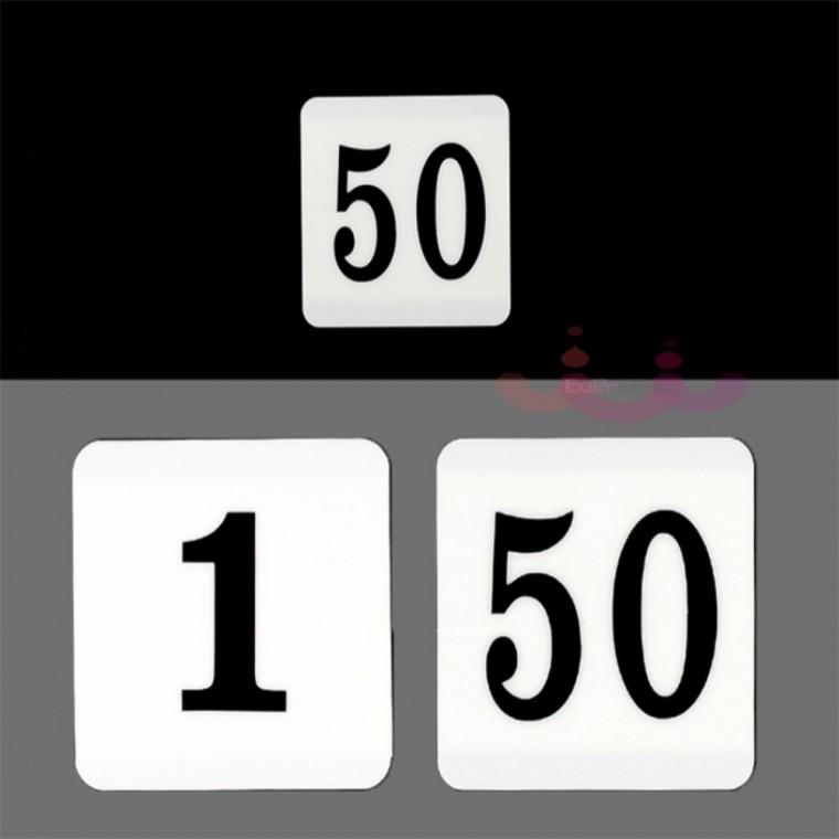아크릴 숫자 번호판 스티커 1 50 100mm 호수판 숫자번호스티커1-100 아파트표지판