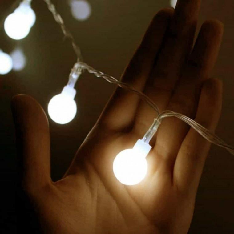 LED 앵두 전구 20등 루프탑전구 스트링조명 루프탑조명 파티조명 캠핑텐트전구
