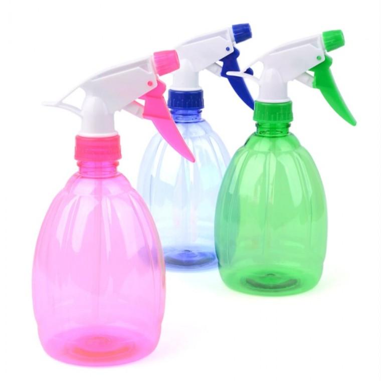 컬러 투명 분무기 500ml 세정제 헤어 락스