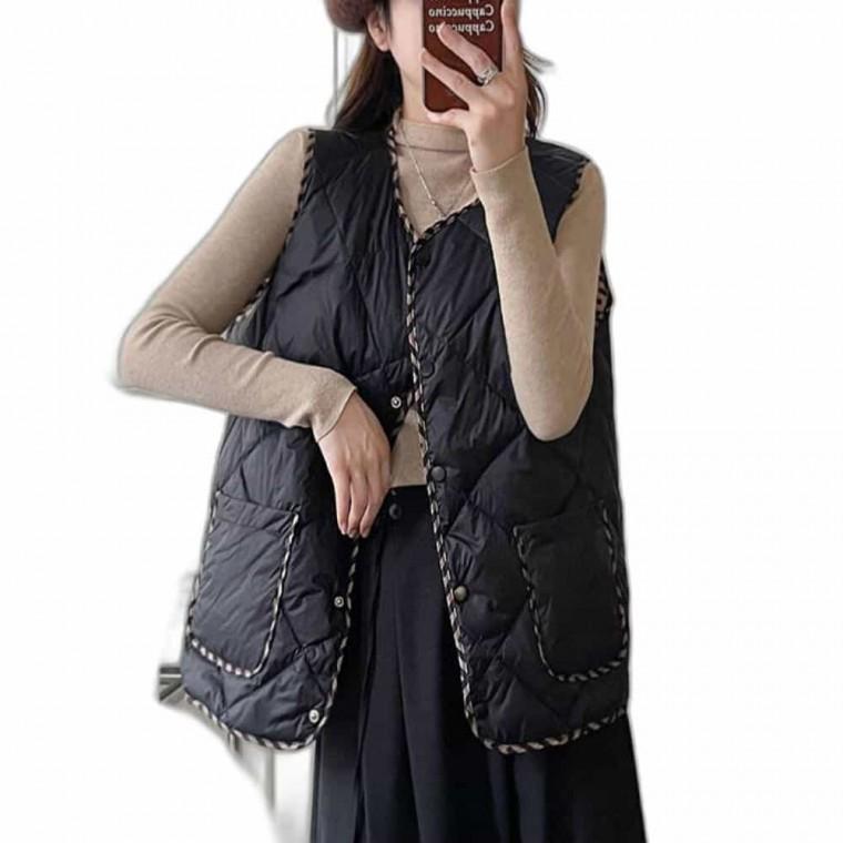 1+1 퀼팅 경량 패딩 여자경량패딩 온열조끼 베스트조끼 경량조끼 퀼팅조끼