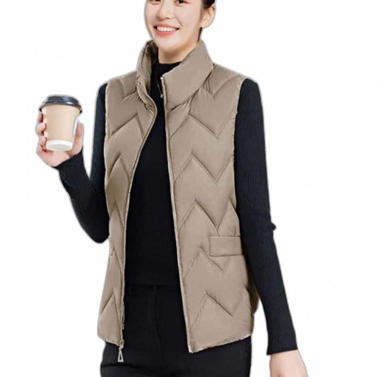 경량 패딩 점퍼 이너조끼 보온조끼 여성조끼패딩 겨울패딩조끼 이너패딩조끼