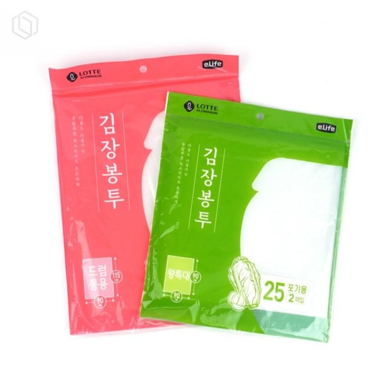 대용량 김장봉투 2매입 김치 보관용 비닐백 김치비닐백 김장용품 김치저장