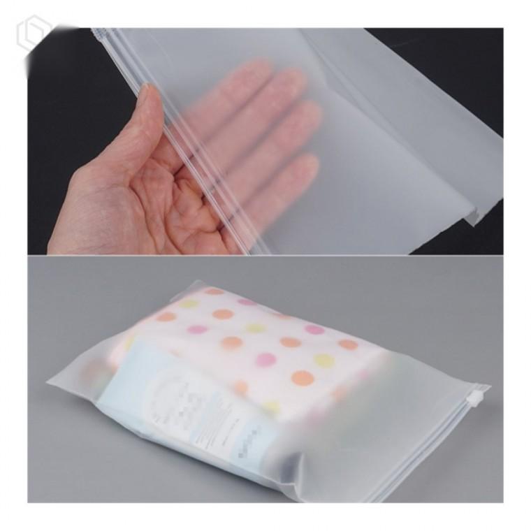 반투명 PVC 지퍼백 파우치 17x25cm 소품정리 여행파우치 키즈파우치