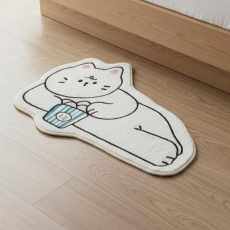 거실 침대 러그 40x60cm 소형카페트 동물러그