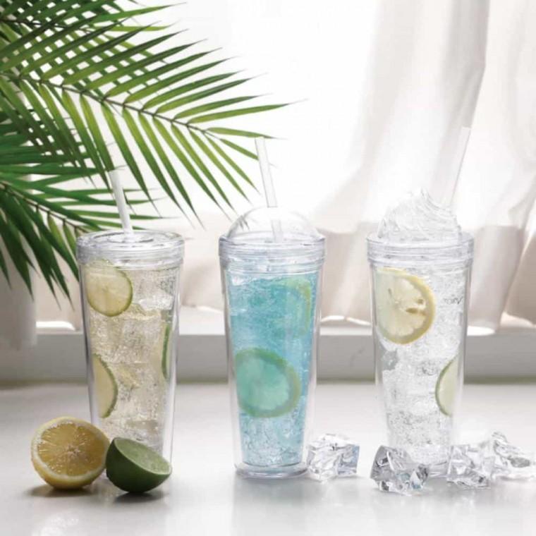 슬림 아이스 텀블러 500ml 여행보틀 휴대용보틀 플라스틱보틀 학생텀블러 에코보틀
