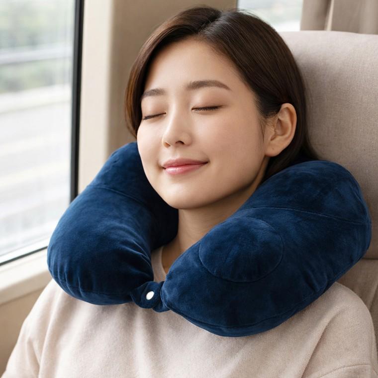 이동 중 목베개 에어목베개 여행목쿠션