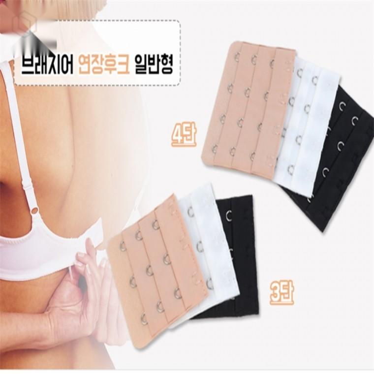 브래지어 연장 후크 기본형 브래지어필수품 브래지어연장후크 브래지어사이즈조절