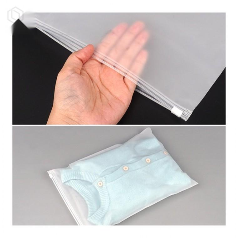 반투명 PVC 지퍼백 파우치 25x35cm 여행파우치 수납파우치 소품정리