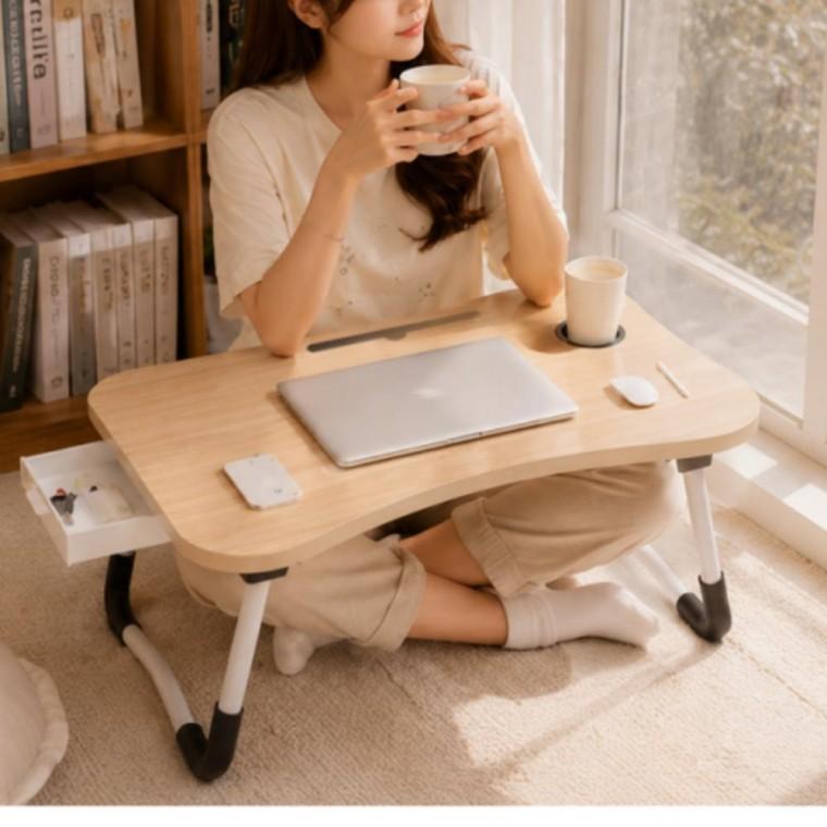 스마트 테이블 접이식 좌식 캠핑 스마트테이블 거실 침대 거치대 책상
