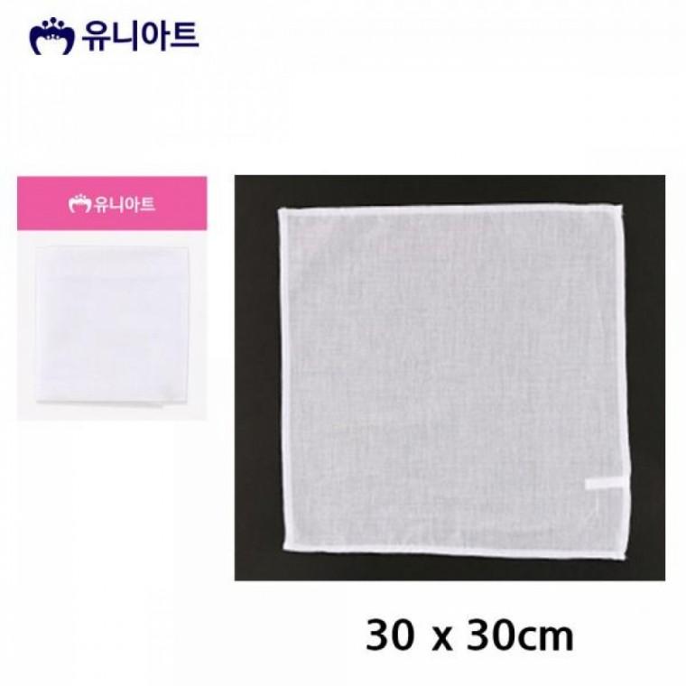 유니아트 (천) 2000 면손수건 1장 (30cm) (P0000GFO)