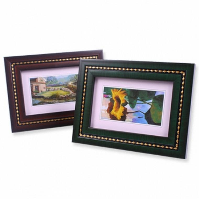 르느와르액자4x6(S)10x15cm(은색녹색밤색 램덤)