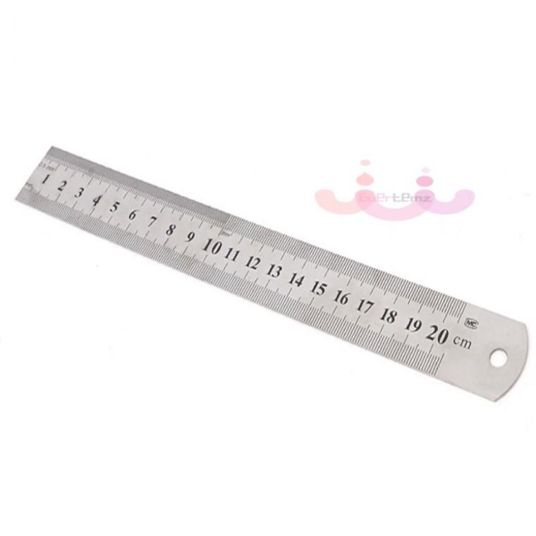 20cm 쇠자 커팅자 인치자 스텐 수평자 스텐레스자 직자