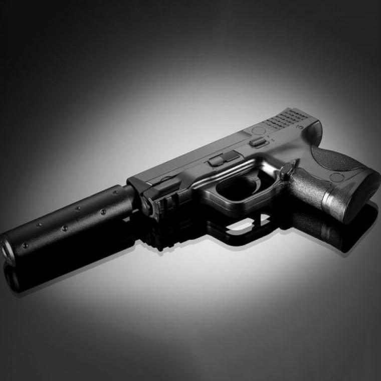 아카데미 MP 9C Silencer 사일런서 (소음기) 스미스 웰슨 에어건 (17228)