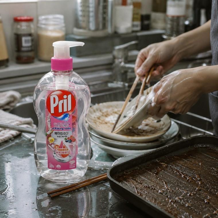베이킹소다 주방세제 고농축 기름때 찌든때 제거 설거지세제 700ml