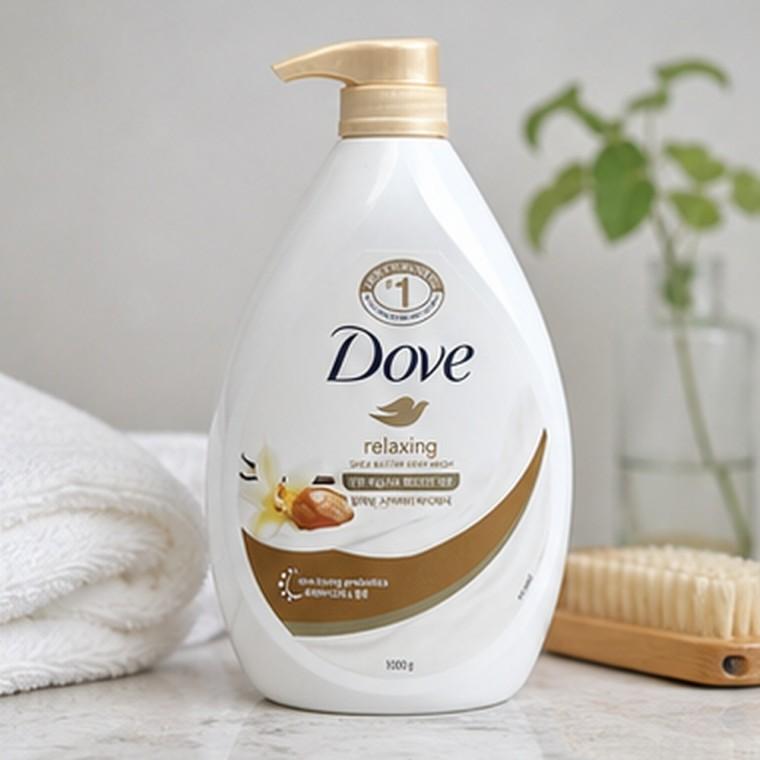릴랙싱 시어버터 바디워시 풍성한 거품 저자극 데일리샤워용 1000ml