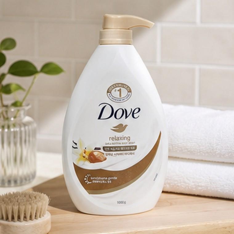 시어버터 바디워시 1000ml 대용량 저자극 부드러운거품 데일리 샤워용