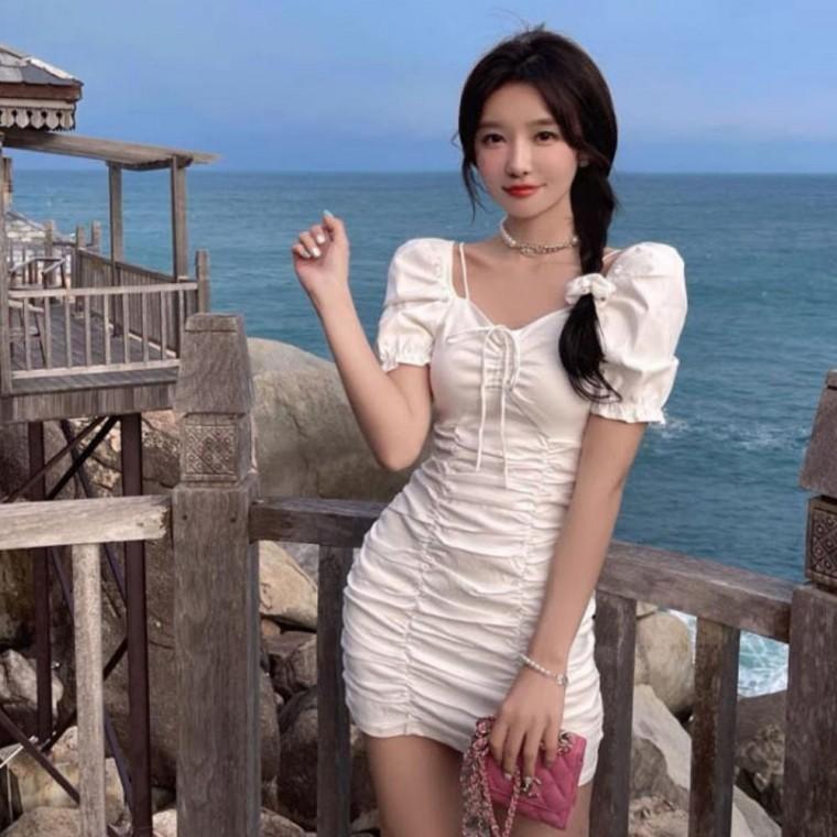 오프숄더 슬림 원피스 미니드레스 슬림원피스