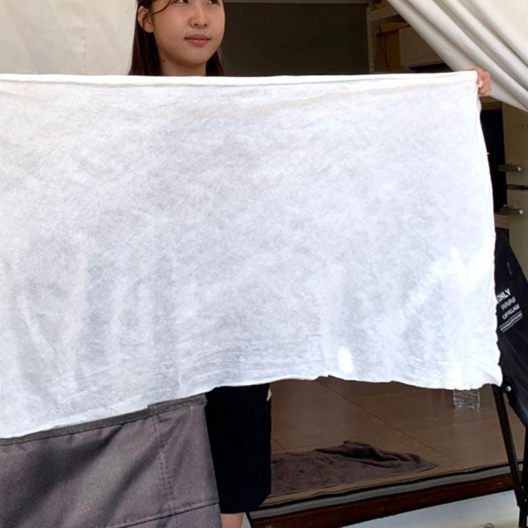 여행용 대형 페이스타월 일회용 압축 수건