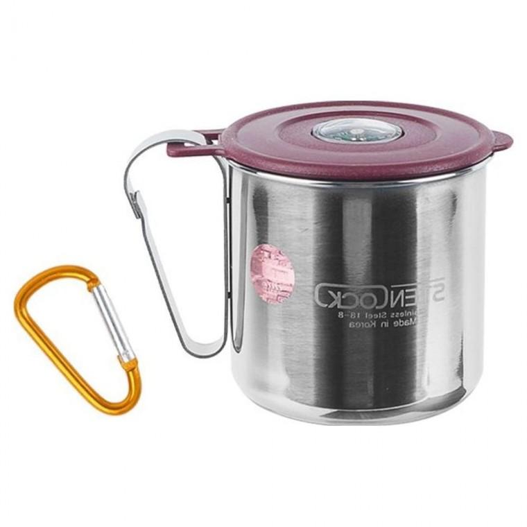 디디샵 국산 등산컵 나침반 스텐 등산 컵 125ml
