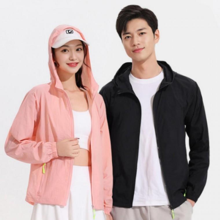 남녀공용 홑겹 초경량 러닝 등산 바람막이 아노락 자켓