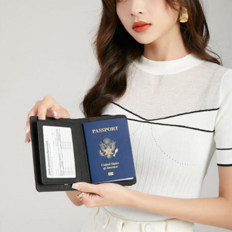 RFID 해킹방지 넉넉한 여권지갑