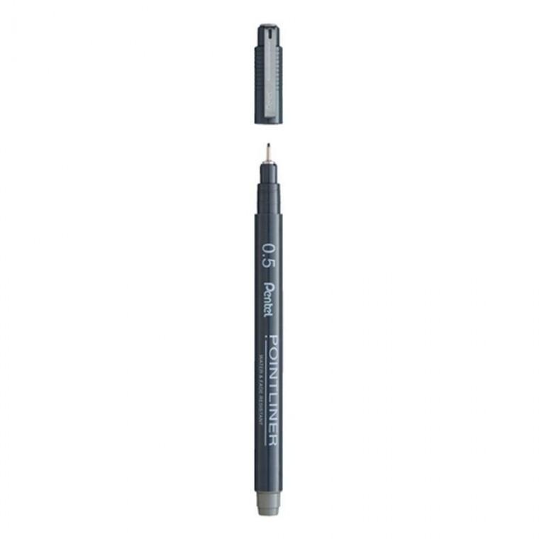 (펜텔) 포인트라이너 맞춤형 회색 0.5MM S20P-5N (1개입)