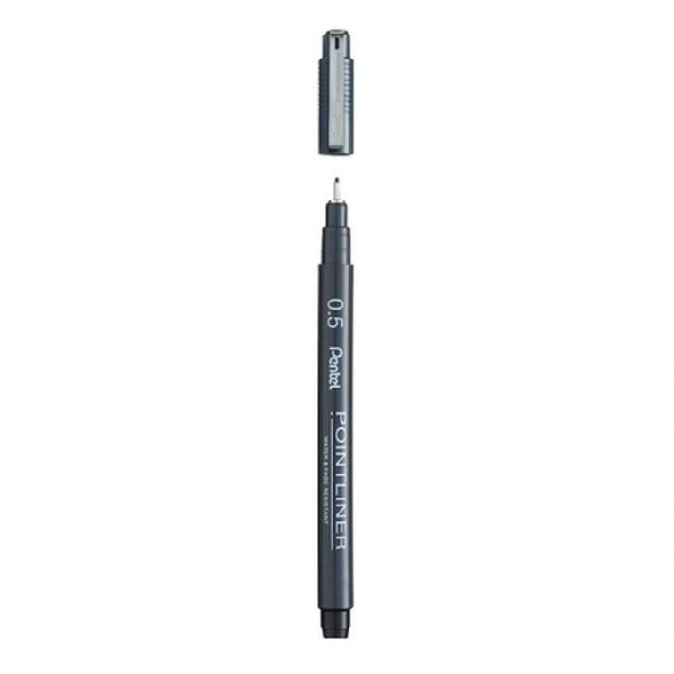 (펜텔) 튼튼한 포인트라이너 흑색 0.5MM S20P-5A (1개입)