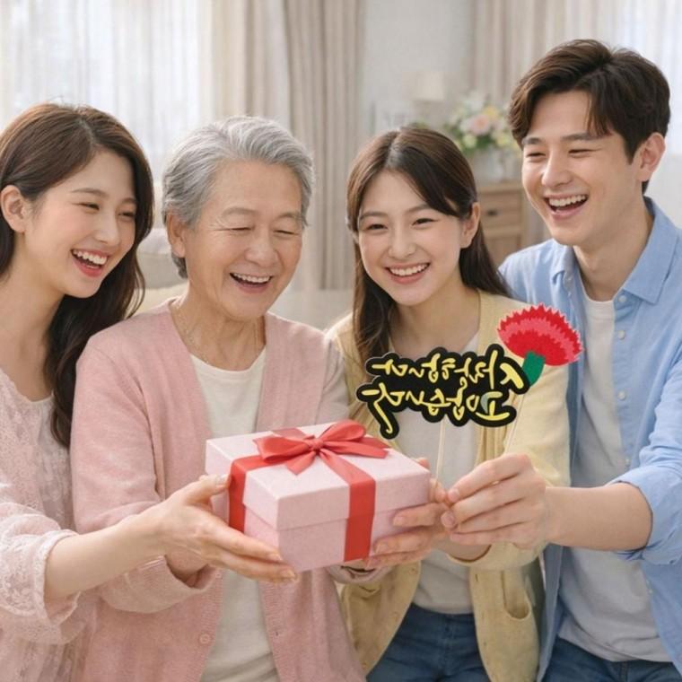 어버이날 스승의날 탄탄한 케익 토퍼