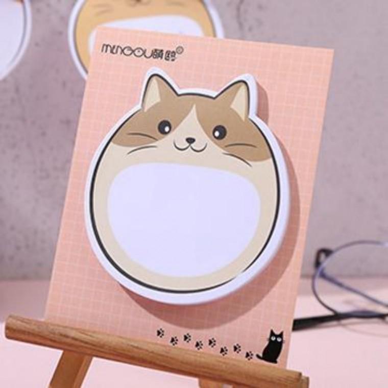 커피 고양이 점착 메모지 접착메모지 붙이는메모지
