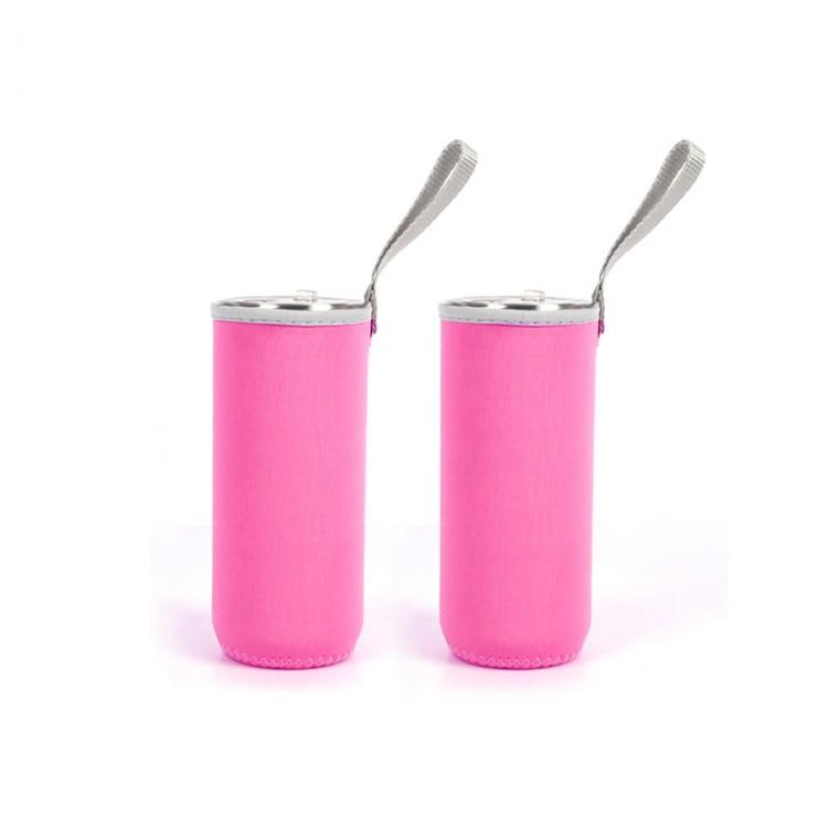 PL 스타일 물병 파우치 네오프렌 물병 파우치 2P세트(280ml) (핫핑크) No142
