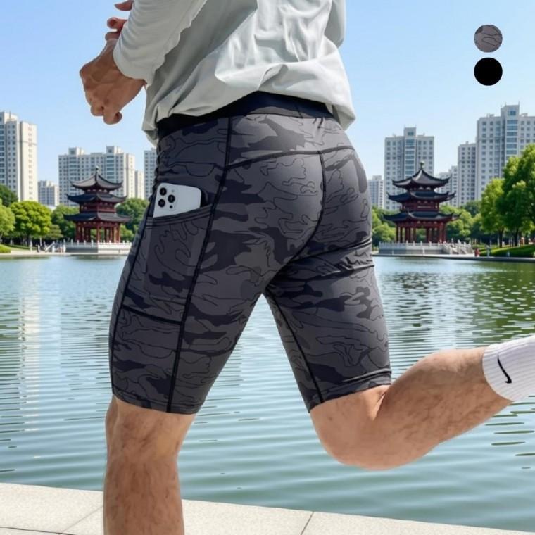 베이직 남자 러닝 레깅스 4부 쇼츠 팬츠 헬스 반바지