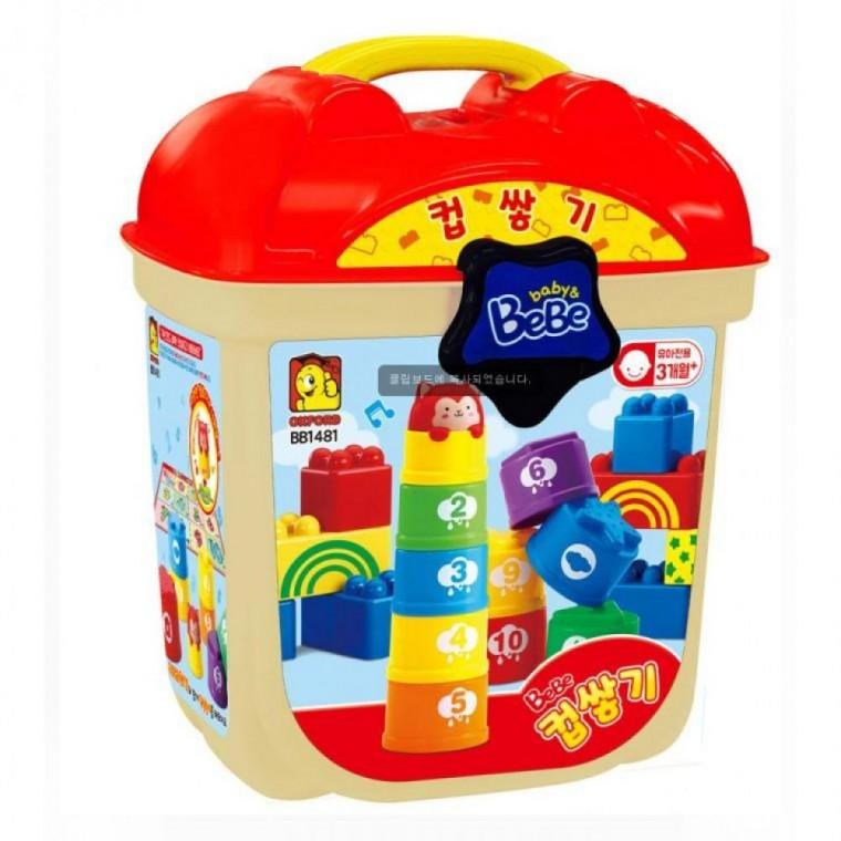 EAS 베베블럭 베베 컵쌓기 BB1481 유아 블록 블럭 유아장난감