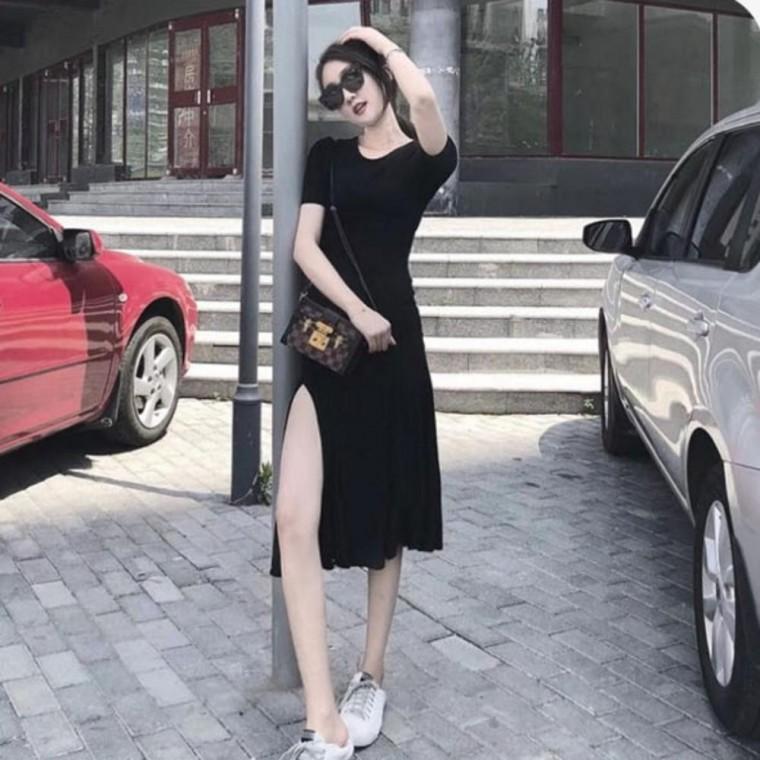 반팔 원피스 A라인 하객원피스 반팔원피스