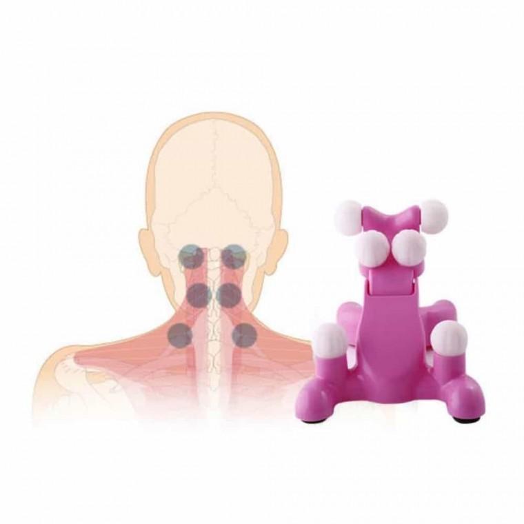 경추 목지압 기구 승모근 어깨 마사지기 근육 통증 어 안마기 목지압기