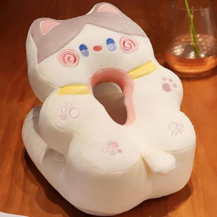 수면용 낮잠 베개 목지지 사무실 낮잠 베개 푹신한 소프트 고양이쿠션 휴식쿠션