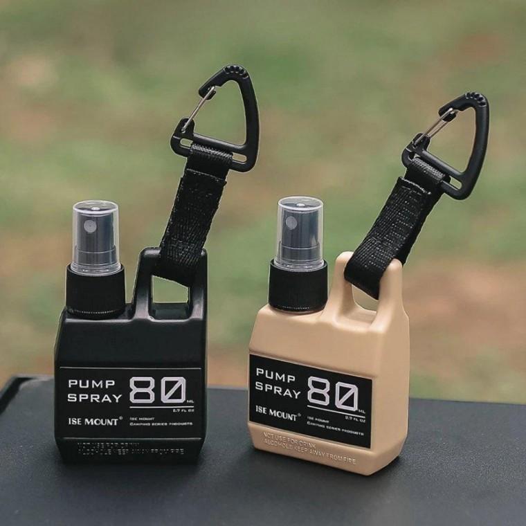 사이노텍 캠핑 스프레이 리필 공병 80ml 퍼프케이스 펌핑용기 롤온공병