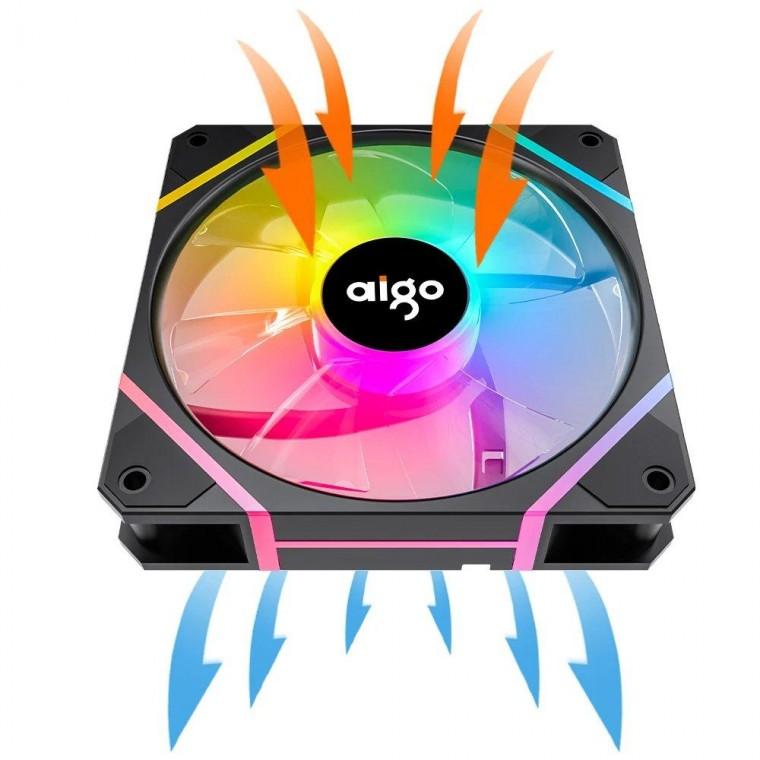 사이노텍 컴퓨터 본체 RGB 쿨링팬 쿨러 120mm ARGB FAN 컴튜