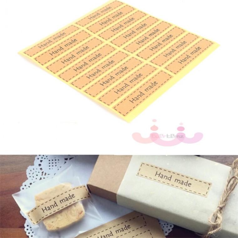 핸드메이드 라벨 스티커 미니 초콜릿포장 실링