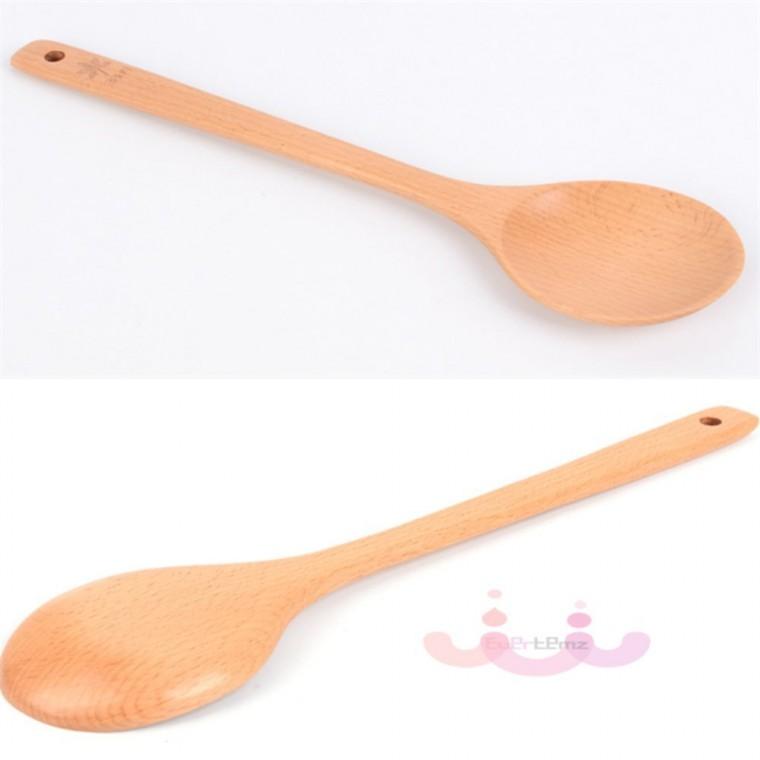 비취우드 조리도구 볶음용 나무주걱 대형 먹방큰숟가락 주방조리도구 나무조리도구