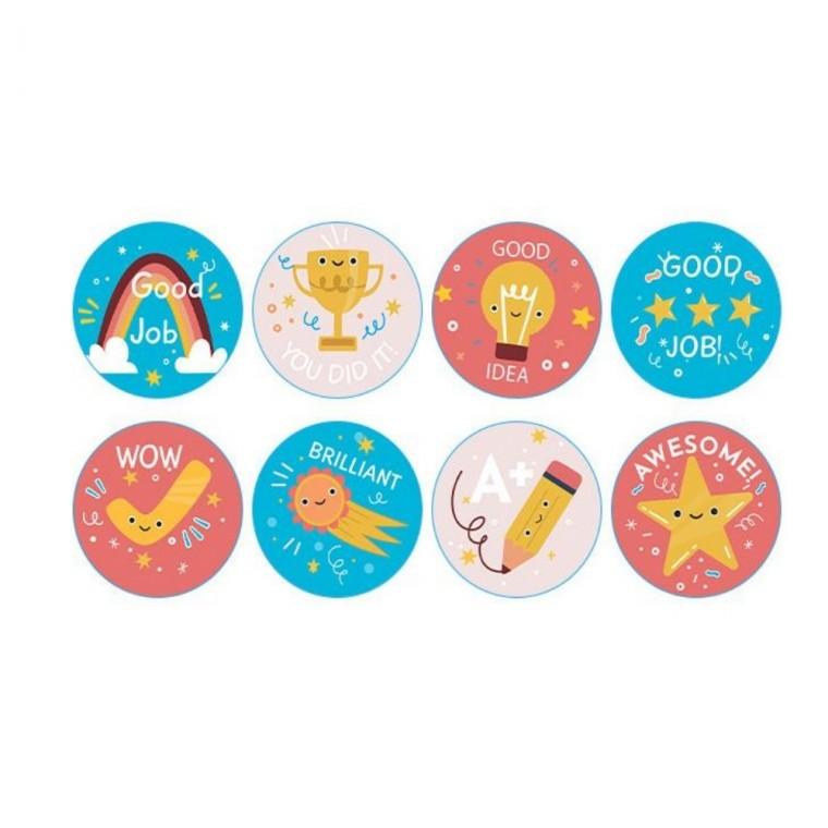 칭찬스티커 2.5cm 500개 쿠키스티커 카드스티커