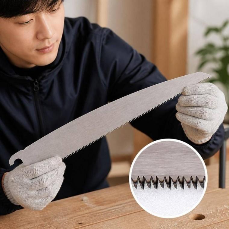 대건금속 목공용 수동 전지톱 톱날 교체날 외날 접이식