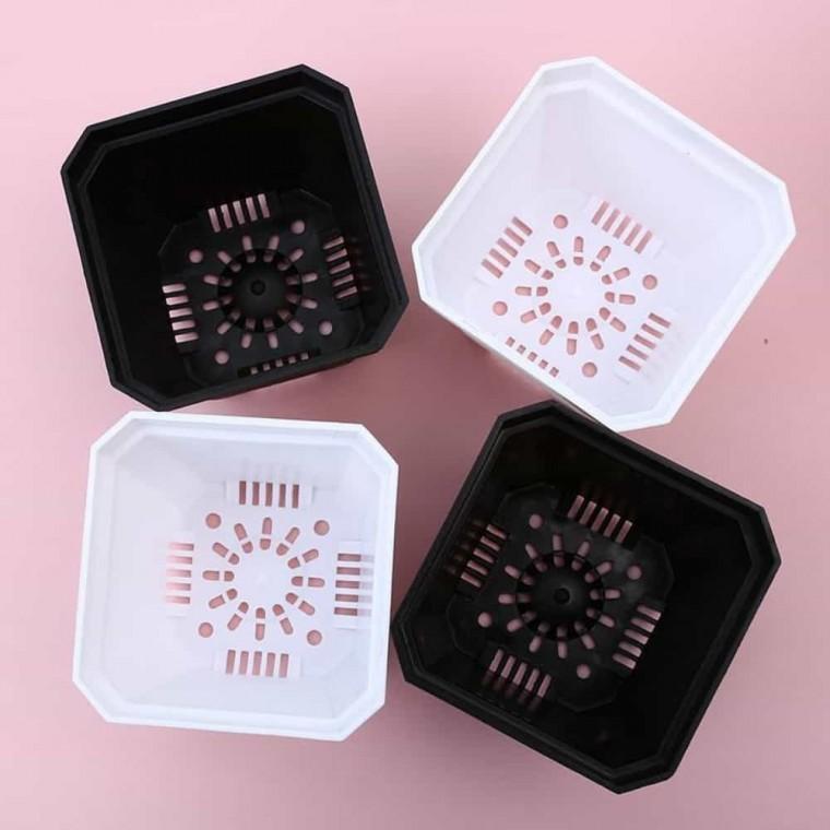 사각슬릿 플라스틱 화분 10X8.5cm 다육식물화분 화분모음 베란다화분 화분세트